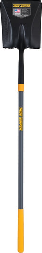 True Temper 2585500 Transfer Shovel, 9.67 in W Blade, 16 ga, Steel Blade, Fiberglass Handle, 47 in L Handle