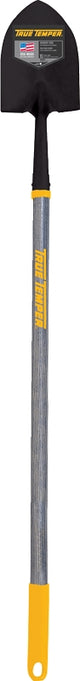 True Temper 2617100 Floral Shovel, 5-3/4 in W Blade, 16 ga, Steel Blade, Hardwood Handle, Straight Handle