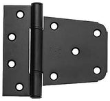 National Hardware N109-021 Gate Hinge, 4-9/32 in W Frame Leaf, 1-9/16 in H Frame Leaf, Stainless Steel, Matte, 48 lb, Pack of 2