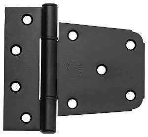 National Hardware N109-021 Gate Hinge, 4-9/32 in W Frame Leaf, 1-9/16 in H Frame Leaf, Stainless Steel, Matte, 48 lb, Pack of 2