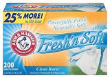 Arm & Hammer Fresh'n Soft 14997 Dryer Sheet, Clean Burst, Pack of 6