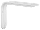 Knape & Vogt Silhouette 217SP WH 10 Shelf Bracket, 9-7/8 in L, 6-1/2 in H, Pack of 10