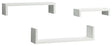 Knape & Vogt 243-WT Ledge Kit, White, 40 lb, 3-Shelf, Wood, Pack of 4