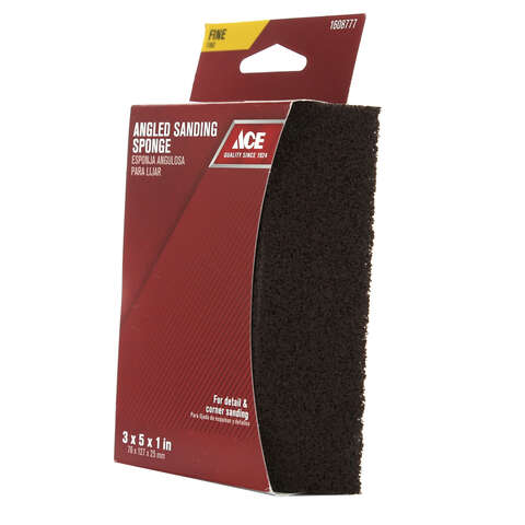 Ace 5 in. L X 3 in. W 120 Grit Fine Sanding Sponge