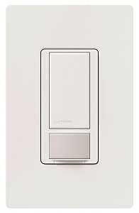 Lutron MS-OPS5MH-WH Motion Sensor Switch, 5 A, 120 V, 1 -Pole, Occupancy Sensor, 180 deg Sensing, White