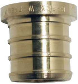 Apollo ApolloPEX Series APXP125PK Test Pipe Plug, 1/2 in, Barb, Brass