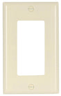 Eaton Wiring Devices 2151LA-BOX Wallplate, 4-1/2 in L, 2-3/4 in W, 1 -Gang, Thermoset, Light Almond, High-Gloss