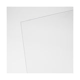 Plaskolite 1AU0364A Flat Sheet, 36 in L, 30 in W, 0.093 in Thick, Clear, Pack of 10