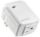 Leviton R51-DZPA1-1RW Plug In Outlet, 15 A, 120 V, White