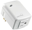 Leviton R51-DZPA1-1RW Plug In Outlet, 15 A, 120 V, White