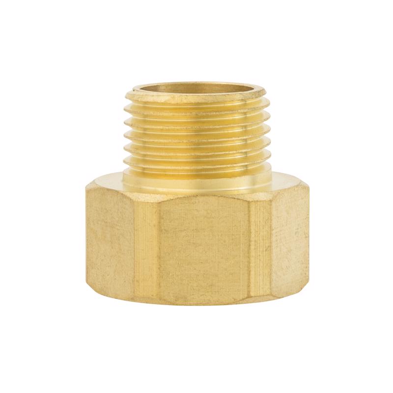 Ace 3/4 in. FHT x 1/2 in. MPT in. Brass Threaded Female/Male Hose Adapter, Pack of 5