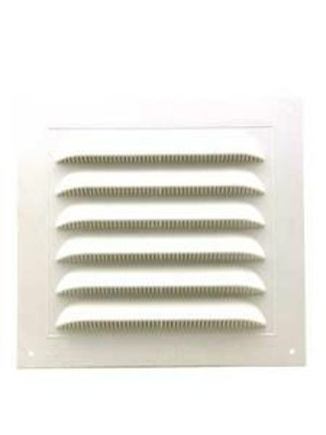 Duraflo 621212 Gable Vent, 14.56 in L, 14.813 in W, Polypropylene, White