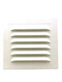 Duraflo 621212 Gable Vent, 14.56 in L, 14.813 in W, Polypropylene, White