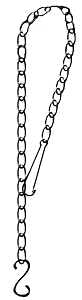 Perky-Pet 65T Hanging Chain, Rust-Resistant, Metal, Garden Green, Powder-Coated