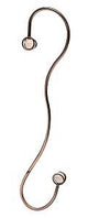 Perky-Pet 85 Hanging Hook, Beaded, Steel, Brushed Copper