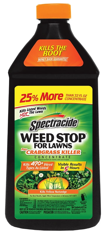 Spectracide HG-96624 Concentrated Weed Killer, Liquid, Spray Application, 40 oz Container