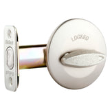 Kwikset 663 15 Deadbolt, Grade 3 Grade, Satin Nickel, 2-3/8 in Backset, 1-3/8 to 1-3/4 in Thick Door