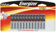 Energizer E92BP-24 Battery, 1.5 V Battery, 1250 mAh, AAA Battery, Alkaline, Manganese Dioxide, Zinc