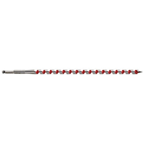 Milwaukee 48-13-5560 Ship Auger Bit, 9/16 in Dia, 18 in OAL, Spiral Flute, 7/16 in Dia Shank, Hex Shank