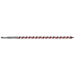 Milwaukee 48-13-5560 Ship Auger Bit, 9/16 in Dia, 18 in OAL, Spiral Flute, 7/16 in Dia Shank, Hex Shank