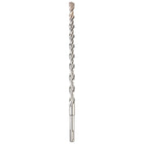 Milwaukee M/2 48-20-7474 Hammer Drill Bit, 1/2 in Dia, 12 in OAL, Spiral Flute, 4-Flute, 25/64 in Dia Shank