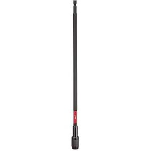 Milwaukee SHOCKWAVE 48-32-4533 Series Bit Holder, 12 in L, 1/4 in Drive, Hex Drive, 1/4 in Shank, Hex Shank, Steel, 1/PK
