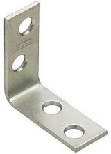 National Hardware N236-030 Corner Brace, 1-1/2 in L, Galvanized Steel