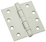 National Hardware 179 Series N236-100 Ball Bearing Hinge, 4 in H Frame Leaf, Steel, Prime Coat, Non-Removable Pin, 41 lb