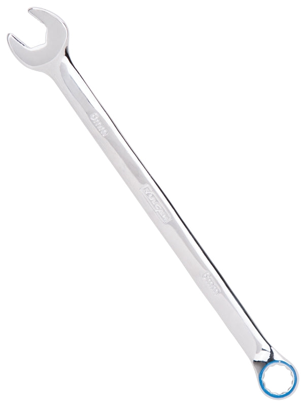 Vulcan MT6547780 Combination Wrench, Metric, 8 mm Head, Chrome Vanadium Steel, Silver