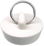 Danco 80225 Drain Stopper, Rubber, White, For: 1-1/4 in Drain Systems, Universal Sink