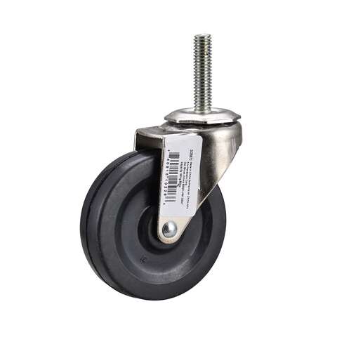 Projex 3 in. D Swivel Soft Rubber Caster 90 lb 1 pk