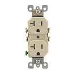 Leviton 20 amps 125 V Duplex Ivory Tamper Resistant Outlet 5-20R 1 pk