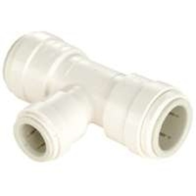 Watts 3524R-141410 Reducing Pipe Tee, 1/2 in, Sweat Push-Fit, Plastic, White, 100 psi Pressure