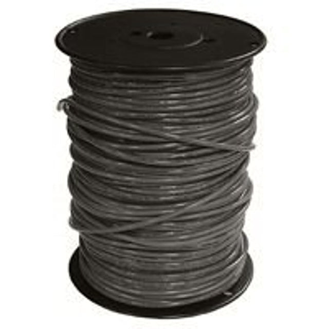 Southwire 16BLK-STRX500 Building Wire, 16 AWG Wire, 500 ft L, Copper Conductor, PVC Insulation, Nylon Sheath