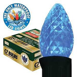 Holiday Bright Lights BU25-LEDFC7-TBL Light Bulb, 0.6 W, Candelabra (E12) Lamp Base, LED Lamp, Blue Light