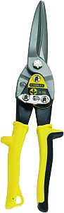 STANLEY FMHT73561/14-566 Aviation Snip, 13 in OAL, 3-9/5 in L Cut, Straight Cut, Alloy Steel Blade, Cushion-Grip Handle