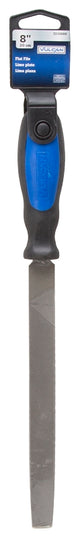 Vulcan JL-F001 File, Flat Profile, Flat Pattern, Double Cut Cut, 3/4 in W Blade, Cushion-Grip Handle