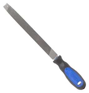 Vulcan JL-F011 File, Rectangular Profile, Mill Pattern, Single Cut Cut, 3/4 in W Blade, Cushion-Grip Handle