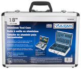 Vulcan JL-10054 Storage Box, 17 in L x 12-1/4 in W x 5 in H, Aluminum, Silver, 18 in L x 13 in W x 6 in H Outside