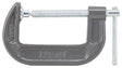 Vulcan JL27363 C-Clamp, 4 in Max Opening Size, 1-3/4 in D Throat, Steel Body, Gray Body