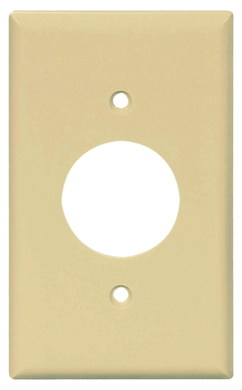 Eaton Wiring Devices PJ7LA Outlet Wallplate, 4.88 in L, 3.13 in W, Mid, 1 -Gang, Polycarbonate, Light Almond