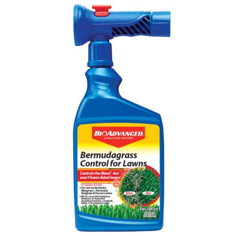 BioAdvanced 704100B Bermuda Grass Control, Liquid, Off-White, 32 oz Bottle