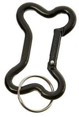 Hy-Ko KC492 Dog Bone Carabiner, Aluminum, Pack of 5