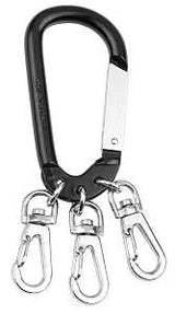 Hy-Ko 2GO Series KC600 Key Carabiner, Pack of 5