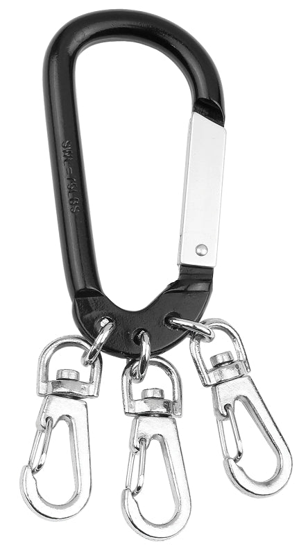 Hy-Ko 2GO Series KC600 Key Carabiner, Pack of 5