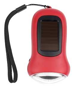 Hy-Ko KC630 Solar LED Crank Flashlight, Pack of 5