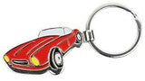 Hy-Ko KH441 Key Chain, Sports Car, 4-3/4 in L x 2 in W x 0.188 in D Dimensions, Split Ring, 1-1/8 in Ring, Pack of 5