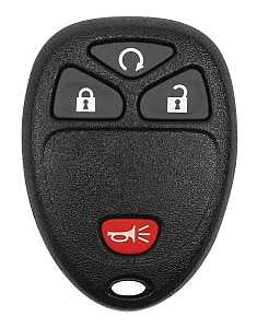 Hy-Ko 19GM804S Fob Shell, For: General Motors Vehicles, 4-Button, 3-3/4 in L x 2 in W x 3/4 in D Dimensions