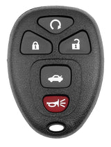 Hy-Ko 19GM805S Fob Shell, For: General Motors Vehicles, 5-Button, 3-3/4 in L x 2 in W x 3/4 in D Dimensions
