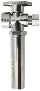 Plumb Pak K2058WHALF Straight Valve, 1/2 x 3/8 in Connection, FIP x CTS, 125 psi Pressure, Brass Body